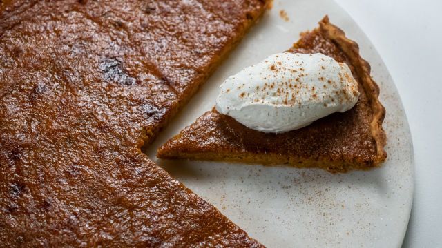 Tarte de abóbora americana