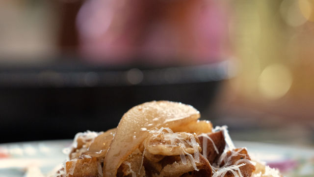 Salada de Peras Caramelizadas