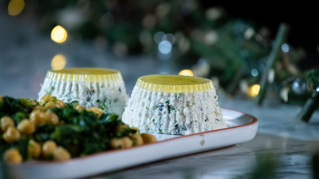 Pudim-Mousse de Bacalhau