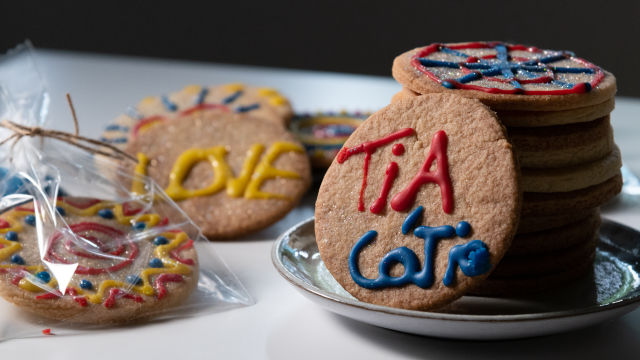 Bolachinhas de Manteiga com Toppings Coloridos