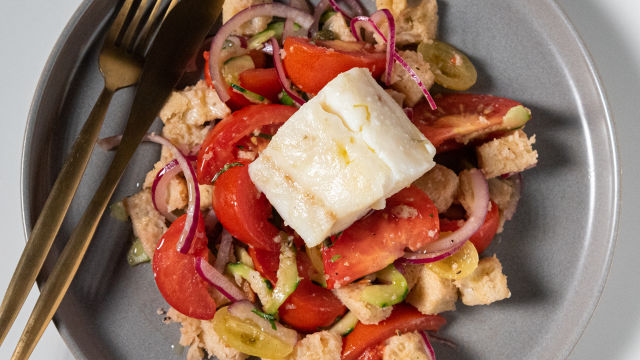 Panzanella com Bacalhau