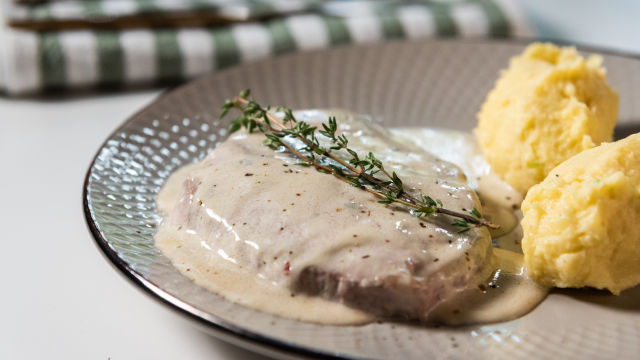 Medalhões com Roquefort