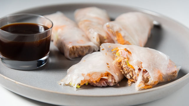 Quadrados de Tataki de Atum