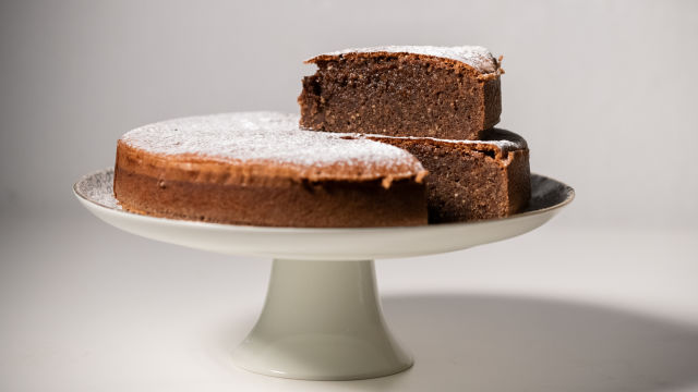 Bolo de Avelãs e Cacau