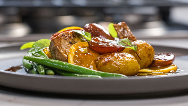 Lombinho de Porco com Uvas