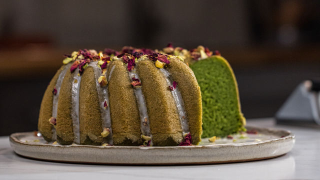 Bolo de Espinafres e Limão