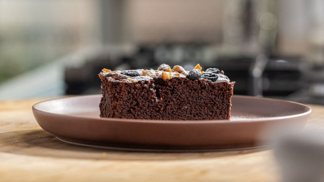 Brownie de Chocolate e Azeitona