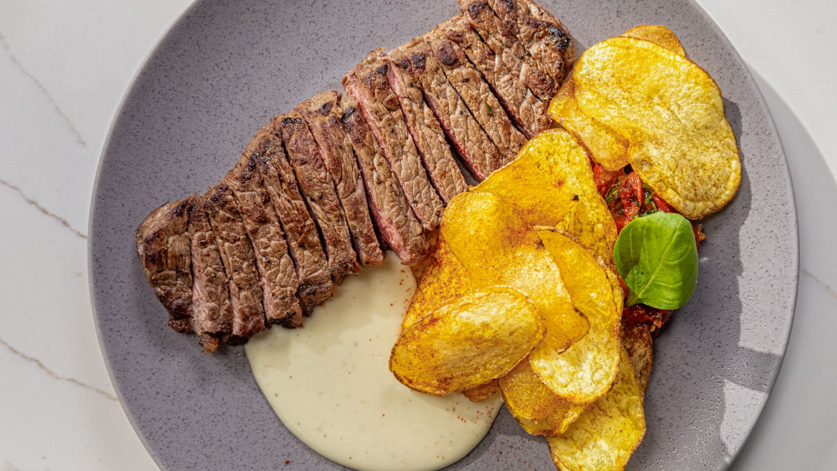 Bife com Chutney de Pimentos
