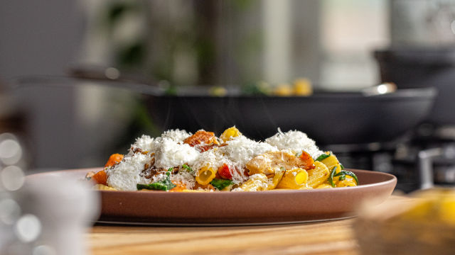 Massa de Frango e Legumes