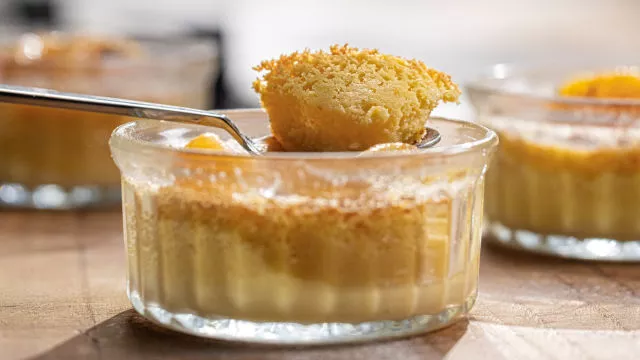 Pudim de Curd de Laranja e Clementina