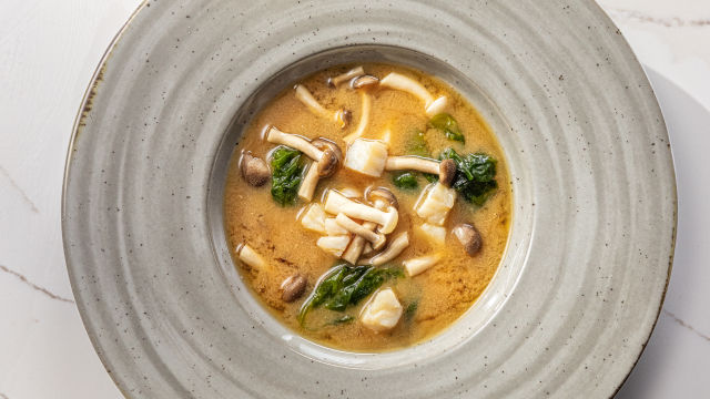 Sopa Miso de Bacalhau