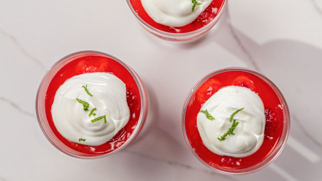 Gelatina de Framboesas