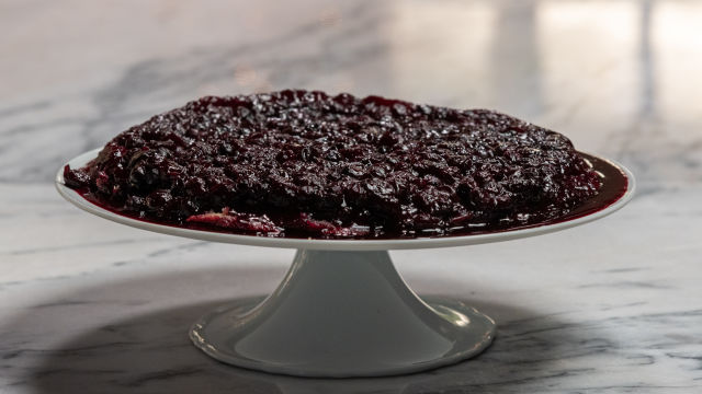 Tarte Tatin de Mirtilos