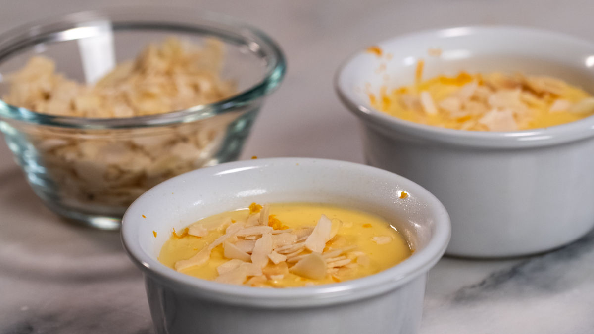 Creme de Leite de Laranja e Cardamomo