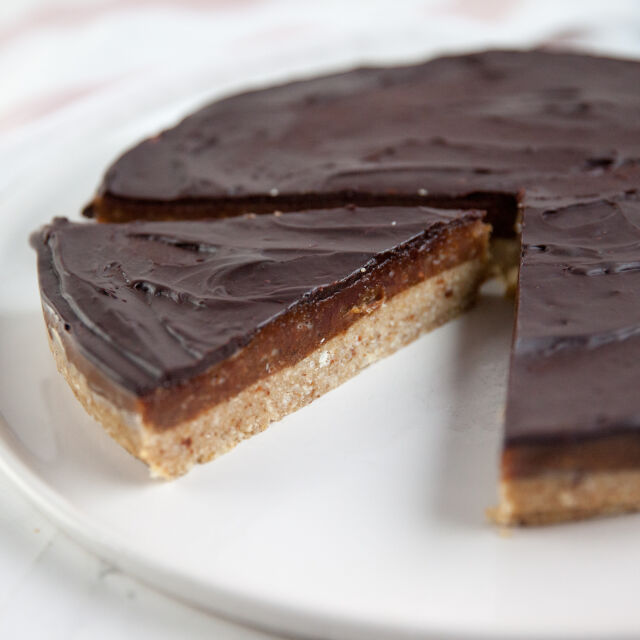 Tarte de Caramelo Salgado Vegan
