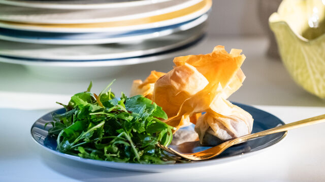 Trouxas de Tâmaras com Presunto e Mozzarella