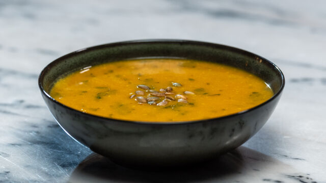 Creme de Abóbora com Laranja