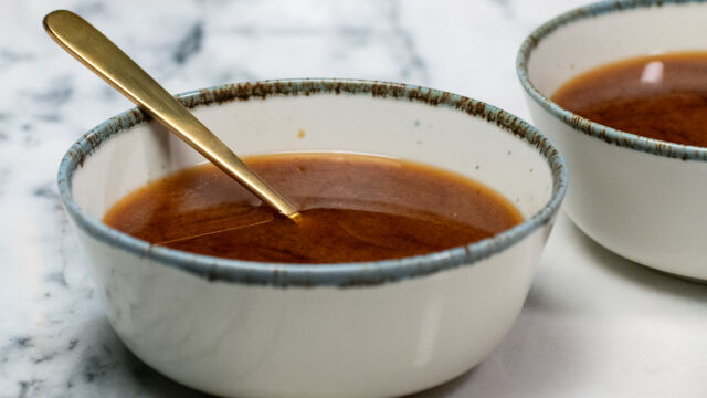 Sopa Miso com Gengibre