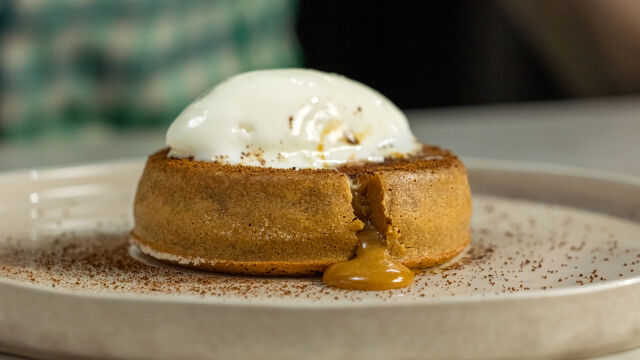 Petit Gâteau de Dulce de Leche e Café