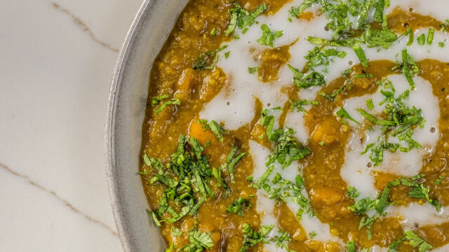 Sopa de Lentilhas e Cenoura com Cinco Especiarias Chinesas