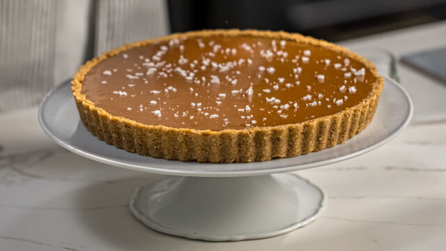 Tarte de Chocolate e Pretzels