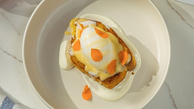 Bolo de Iogurte e Curd de Limão