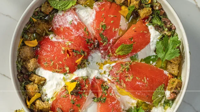 Salada Caprese Alentejana