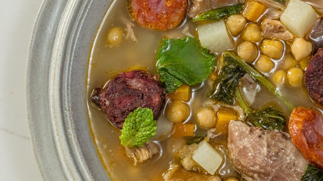 Cozido de Grão à Alentejana