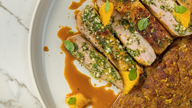 Migas com Secretos e Laranja