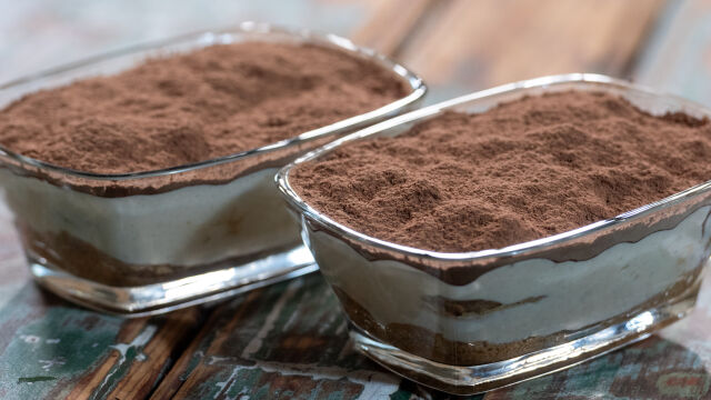 Tiramisú com Moscatel