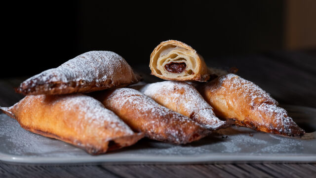 Croissants de Arroz Recheados com Chocolate