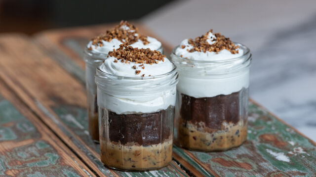 Doce de Caramelo e Chocolate no Frasco