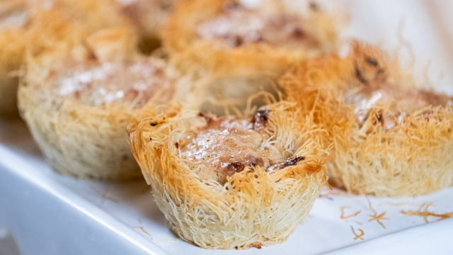 Ninhos de Anjo com Ovo e Noz