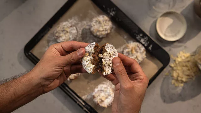 Bolinhos de Amêndoa, Alfarroba e Chila