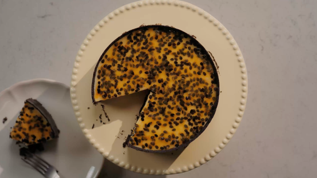 Tarte de Maracujá e Chocolate