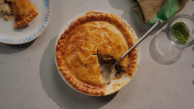 Tarte Folhada de Frango