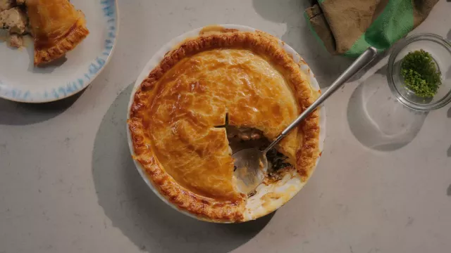 Tarte Folhada de Frango