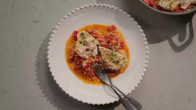 Pargo com Cuscuz Pérola