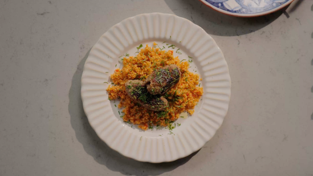 Koftes com Salada de Bulgur