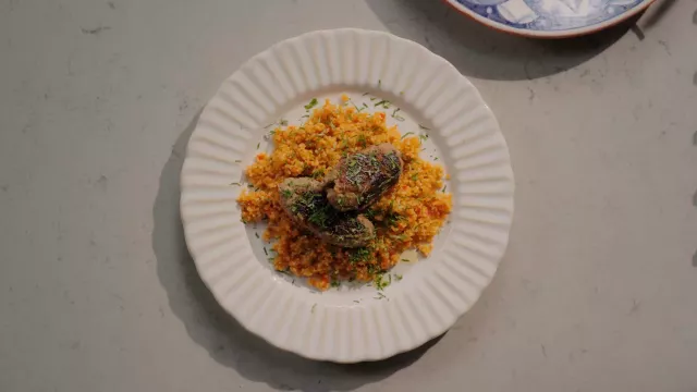 Koftes com Salada de Bulgur