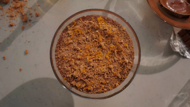 Mousse de Chocolate com Laranja e Amaretto