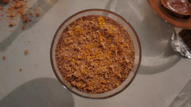 Mousse de Chocolate com Laranja e Amaretto