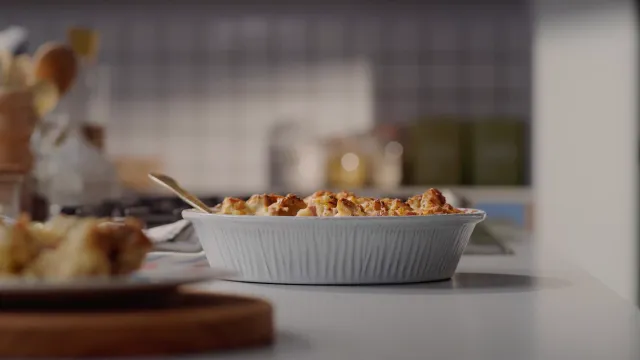 Pudim de Pão Salgado