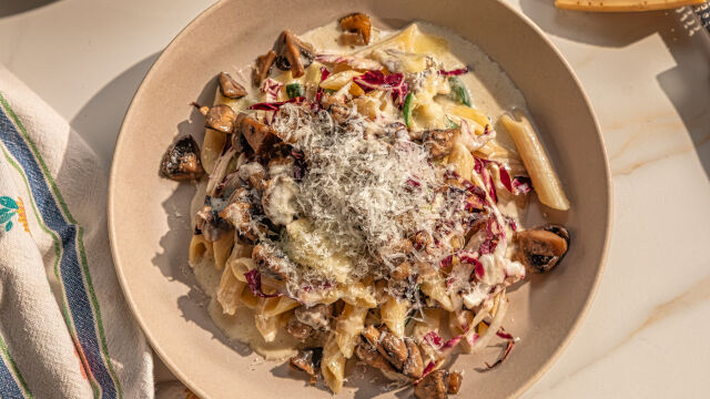 Massa com Radicchio - Noélia Jerónimo