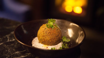 Falafel punjen bokonćini sirom