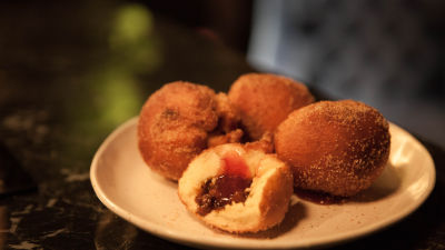 Sporo kuvane svinjske krofne