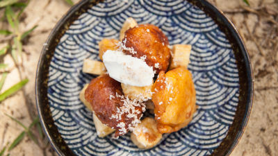 Uštipci od banane sa kokosom i medom