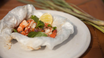 Škampi u pergamentu