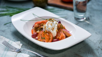 Paradajz-salata s musom od sira