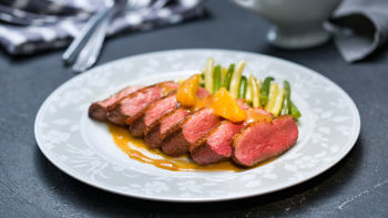 Pačji magre s prelivom od narandže